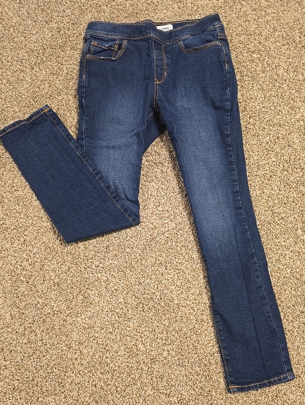 Old Navy Girl's Dark Indigo Skinny Jeans